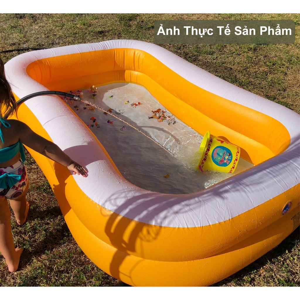 Bể bơi phao chữ nhật. chính hãng INTEX