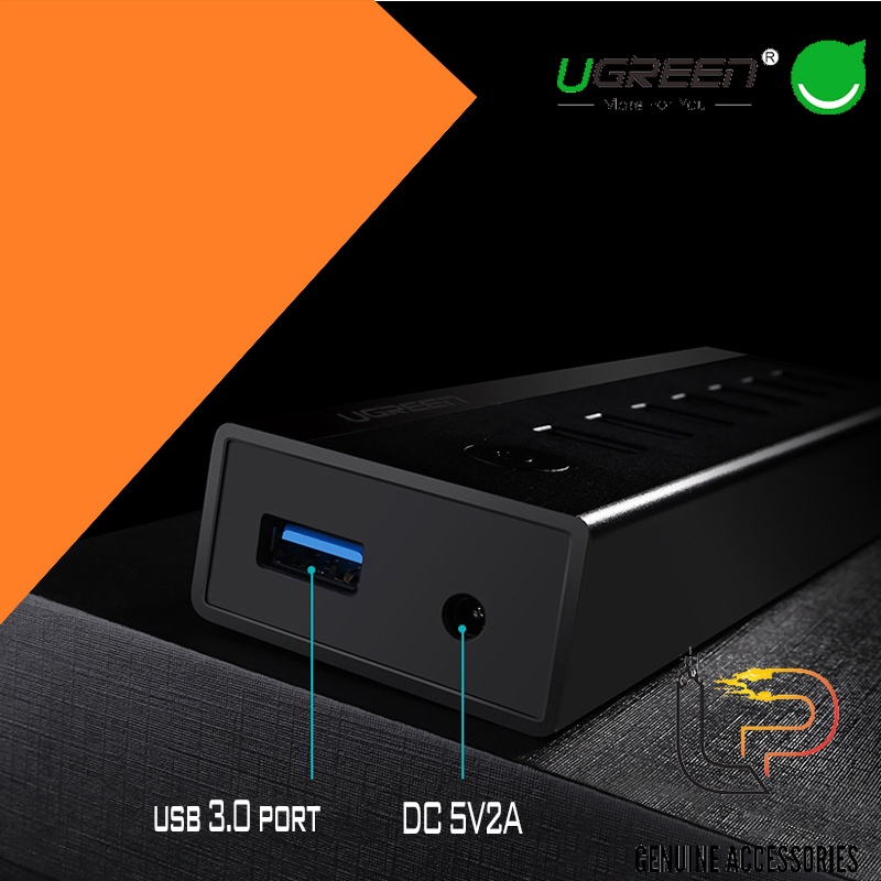  Bộ Chia 7 Cổng USB 3.0 Kèm Nguồn Ugreen 40522 - HUB USB 7 PORT 3.0 Có Nguồn Ugreen 40522 | WebRaoVat - webraovat.net.vn