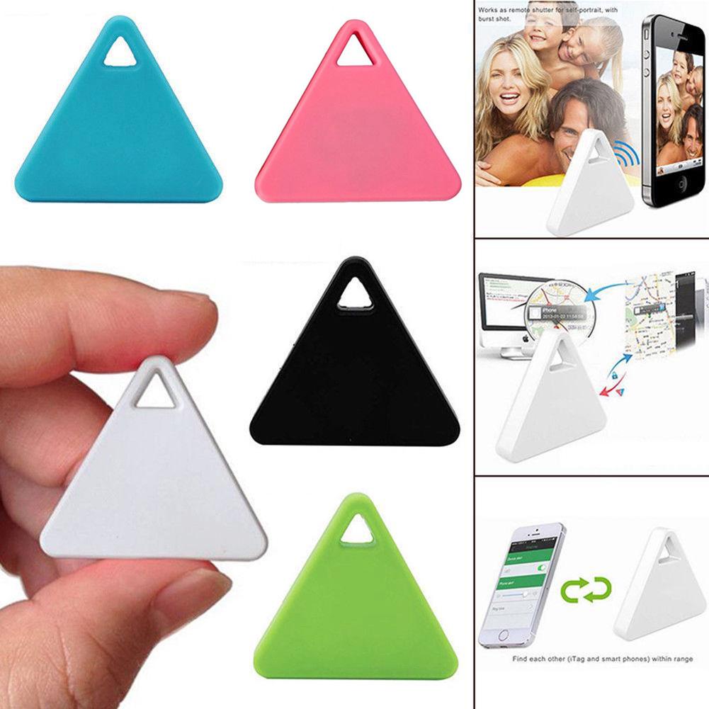 RO Màu tùy chọn GPS Mini Tag Smart Tracker Bluetooth Wallet Key Finder Định vị Báo động Pet Child Triangle 15M