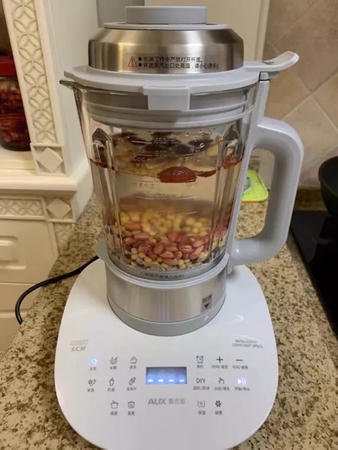 Máy làm sữa hạt AUX mẫu đế trònnhập nguyên chiếc chính hãng 100%