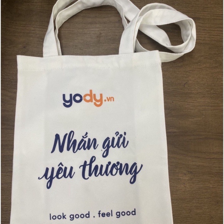 Túi vải tote YODY hình thỏ dễ thương ZTUI