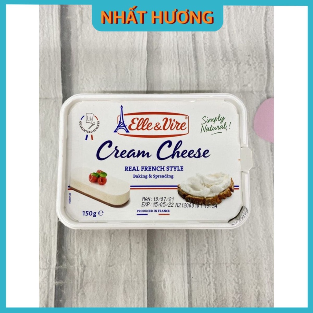 Cream Cheese Elle Vire 150gr- Giao Còn Hạn- Không Đổi Trả Hàng