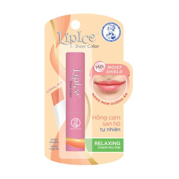 Son dưỡng LipIce Sheer Color có màu 2.4 g giúp dưỡng môi căng mọng mềm mịn, chống nắng bảo vệ môi