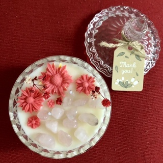 [Handmade] NẾN THƠM HOA HỒNG PHÁP - ROSE CANARY CANDLE 100GR