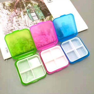 Hộp đựng thuốc, đựng trang sức mini 4 ngăn