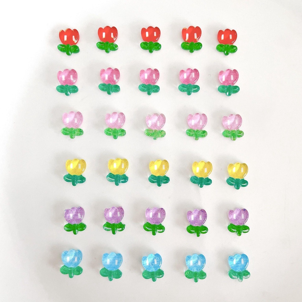 Phụ Kiện Trang Trí Móng Tay Họa Tiết Hoa Xinh Xắn|Phụ Kiện Trang Trí Móng Tay / Kẹp Tóc / Điện Thoại Họa Tiết Hoa Dễ Thương DIY