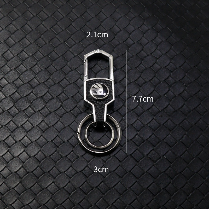 Giá Đỡ Chìa Khóa Bằng Kim Loại In Logo Xe Hơi Skoda Octavia Fabia Rapid Yeti Kodiaq Superb