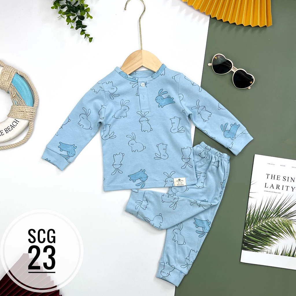 Bộ sơ sinh dài tay cho bé trai bé gái . Thương hiệu Litibaby