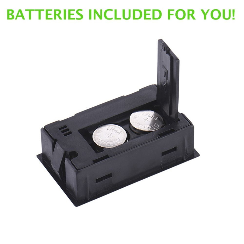 Nhiệt Kế Cảm Biến Có Màn Hình LCD Kỹ Thuật Số Mini Tiện Dụng Màu Trắng/ Đen/ Đen