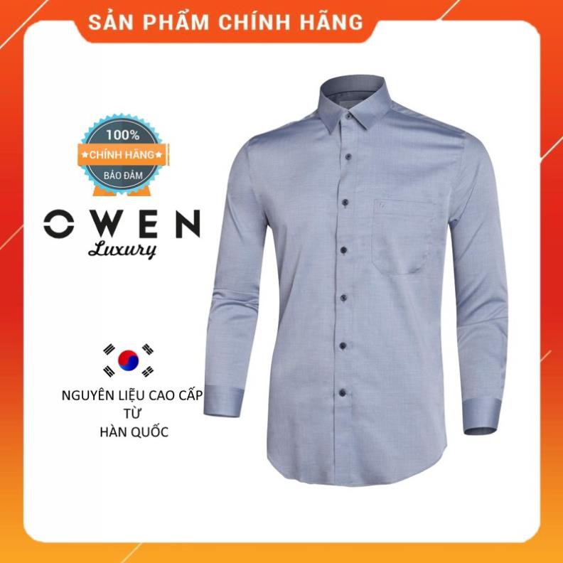 Sale Chính Hãng OWEN LUXURY - Áo sơ mi dài tay Owen dòng cao cấp 91064 hot 🌺 neww * ! %