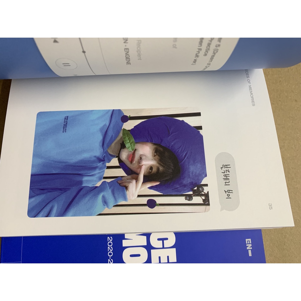 PIECES OF MEMORIES 2021 ENHYPEN không photocard