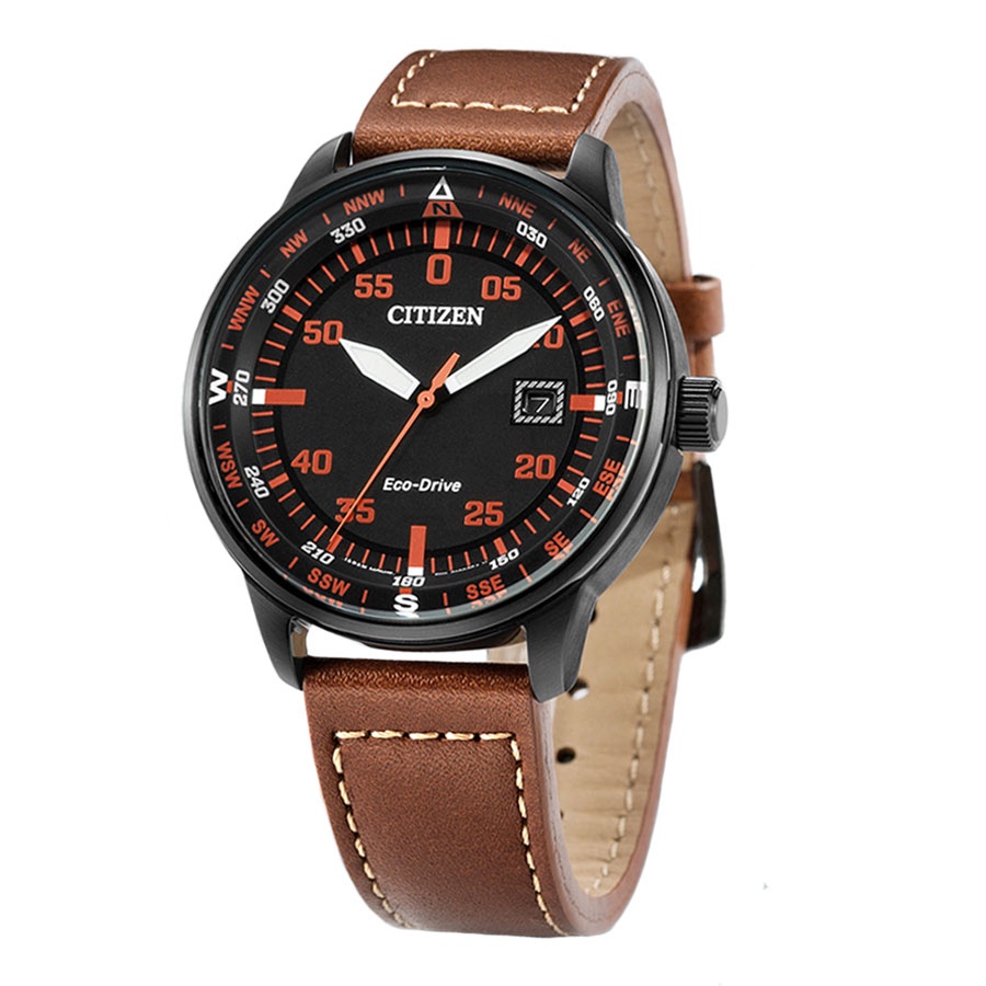 Đồng Hồ Nam Citizen Dây Da BM7395-11E - Mặt Đen