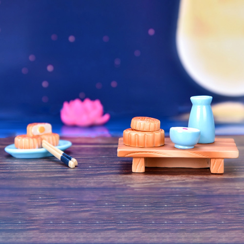 Mô Hình Chảo Bánh Trung Thu Mini Trang Trí Nhà Búp Bê