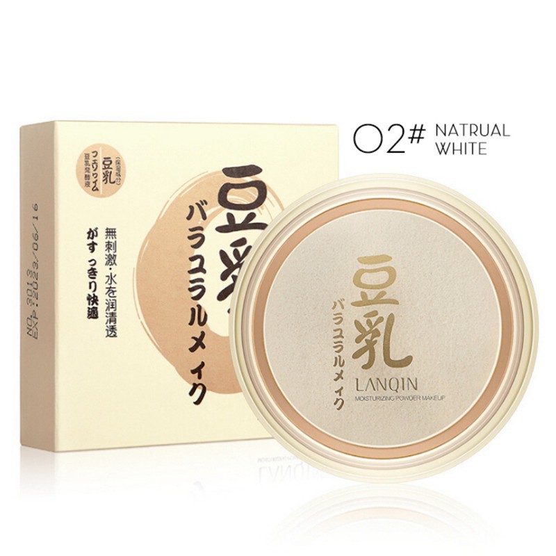 Phấn phủ dạng nén làm sáng da giữ lớp trang điểm lâu trôi thương hiệu LANQIN | BigBuy360 - bigbuy360.vn