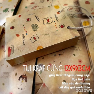 ✗✥๑50 túi giấy mini Kraft Classic 9x12x3cm