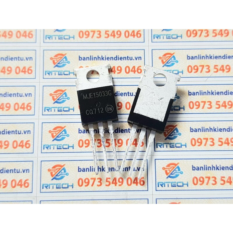 [Combo 3 chiếc] MJE15033G, MJE15033 Transistor PNP 250V/8A TO-220