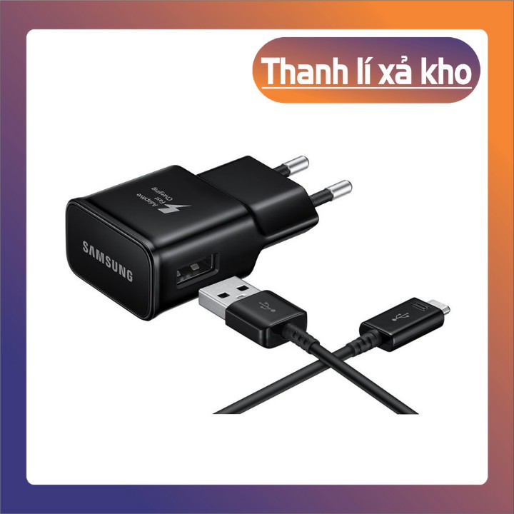 ⚡Trắng & Đen⚡ Bộ Sạc Nhanh Samsung 15W Chính Hãng S10, S9, S8, Note 8, Note 9, A7 ... Bảo Hành 6 Tháng.