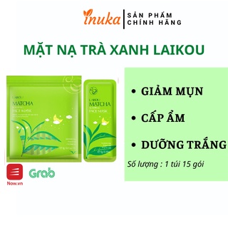 Mặt nạ ngủ cấp ẩm trà xanh matcha laikou hàng nội địa trung trắng da mặt (1 gói lẻ) inuka.store.