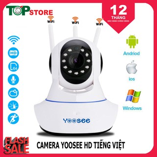 Camera IP YooSee 3 Râu HD Tiếng Việt Mới