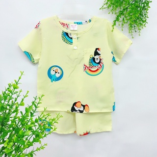 Bộ đùi bé trai vải tole/lanh loại 1 size 10-12kg