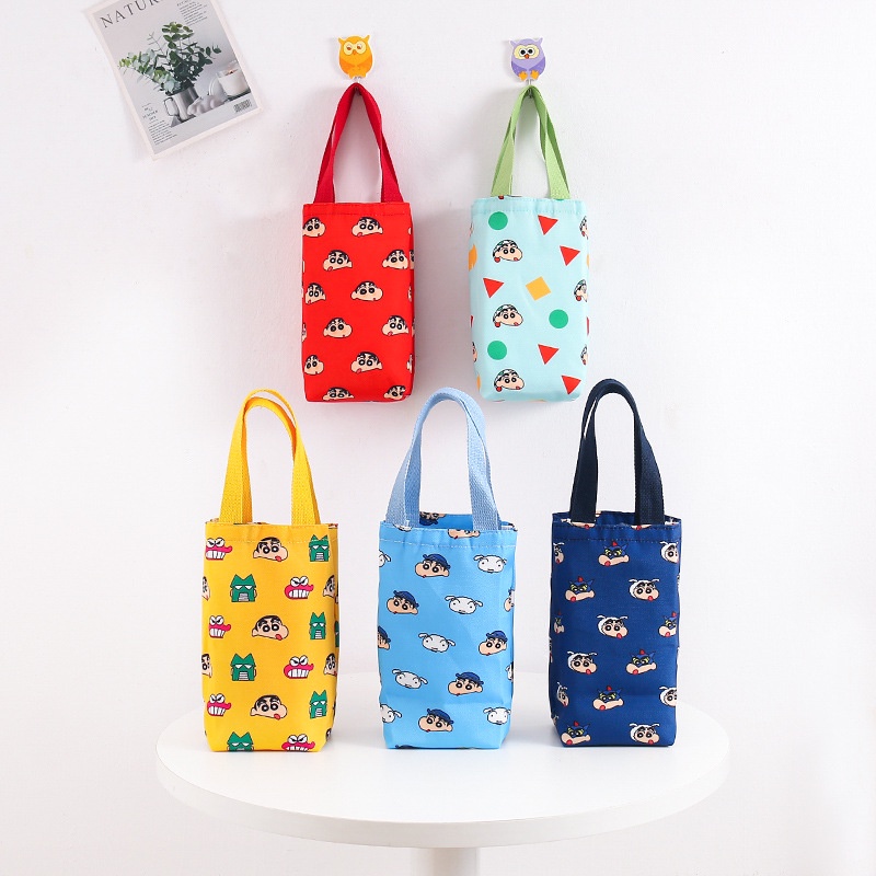 Túi Đựng Bình Nước Giữ Nhiệt In Hình Shin-Chan Dễ Thương