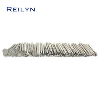 80 cái / bộ 2,35mm shank mài bits công cụ dremel đánh bóng emery diamond bits peeling đánh bóng bits điểm mài
