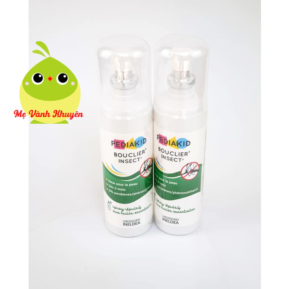 Xịt muỗi côn trùng Pediakid Bouclier Insect Spray, Pháp (100ml)