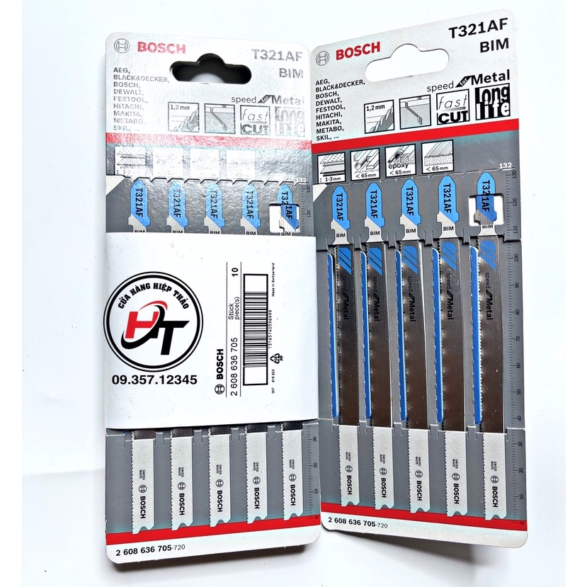 Lưỡi cưa lọng sắt Bosch T321AF chính hãng LCL-B-321