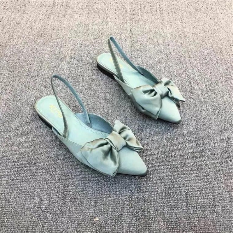 GIÀY BỆT NƠ LỤA