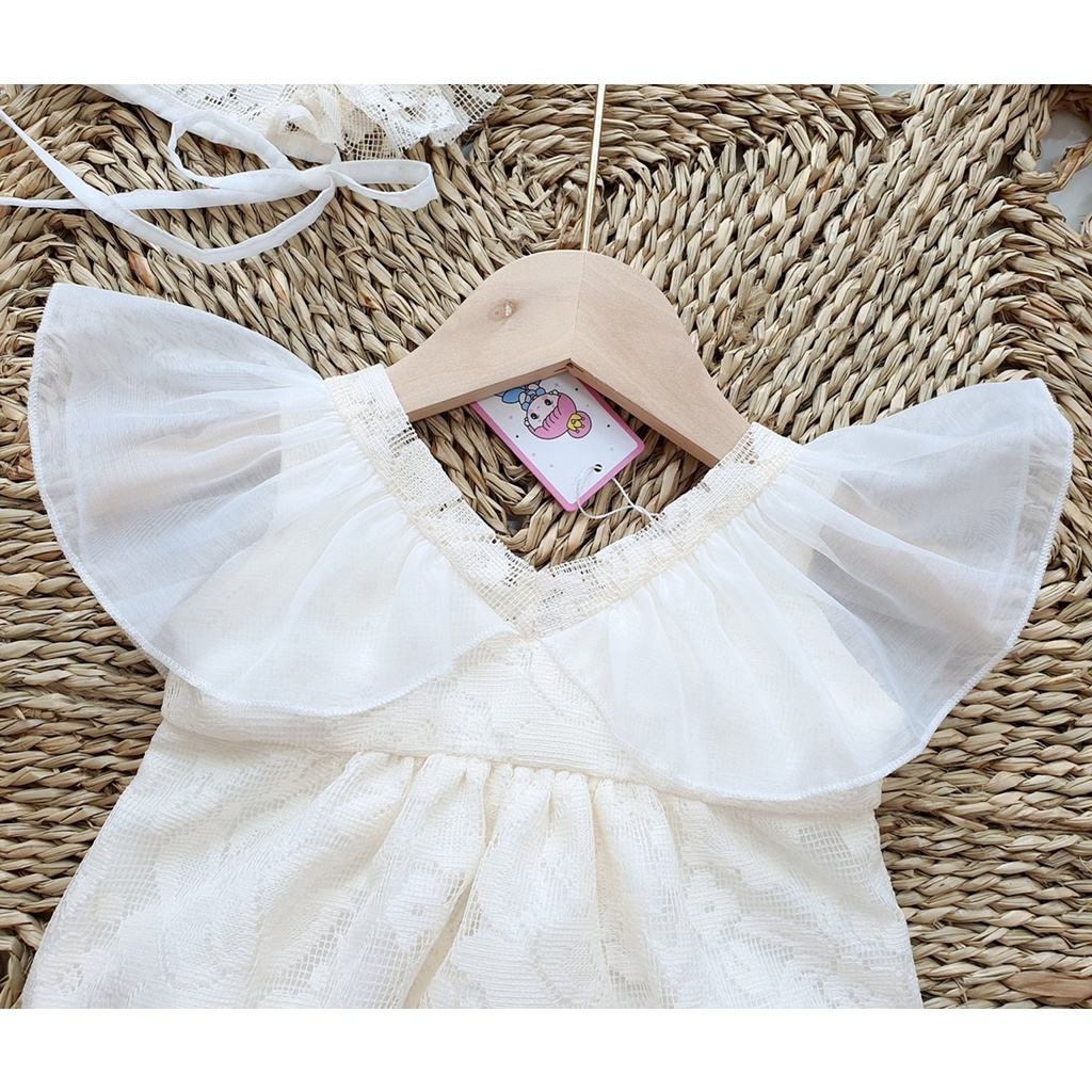 Body váy thiết kế cho bé sơ sinh TẶNG KÈM MŨ cho bé 3-13kg-Su Shop