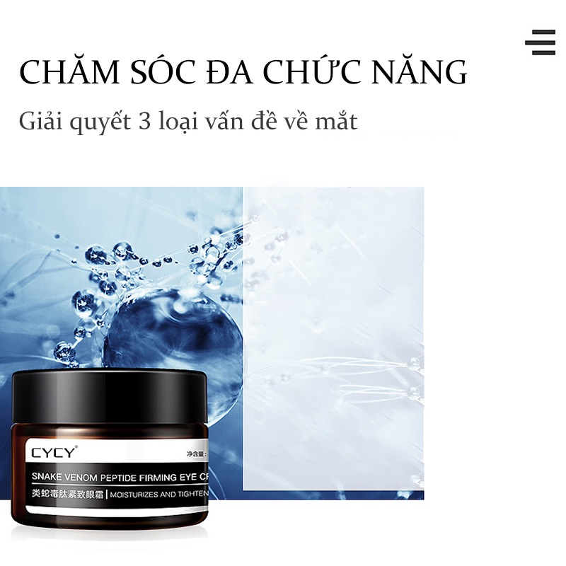 30G Kem Dưỡng Ẩm Chống Nhăn Vùng Mắt Làm căng da mắt, cải thiện nếp nhăn quanh mắt giảm quầng thâm và xóa tan mệt mỏi