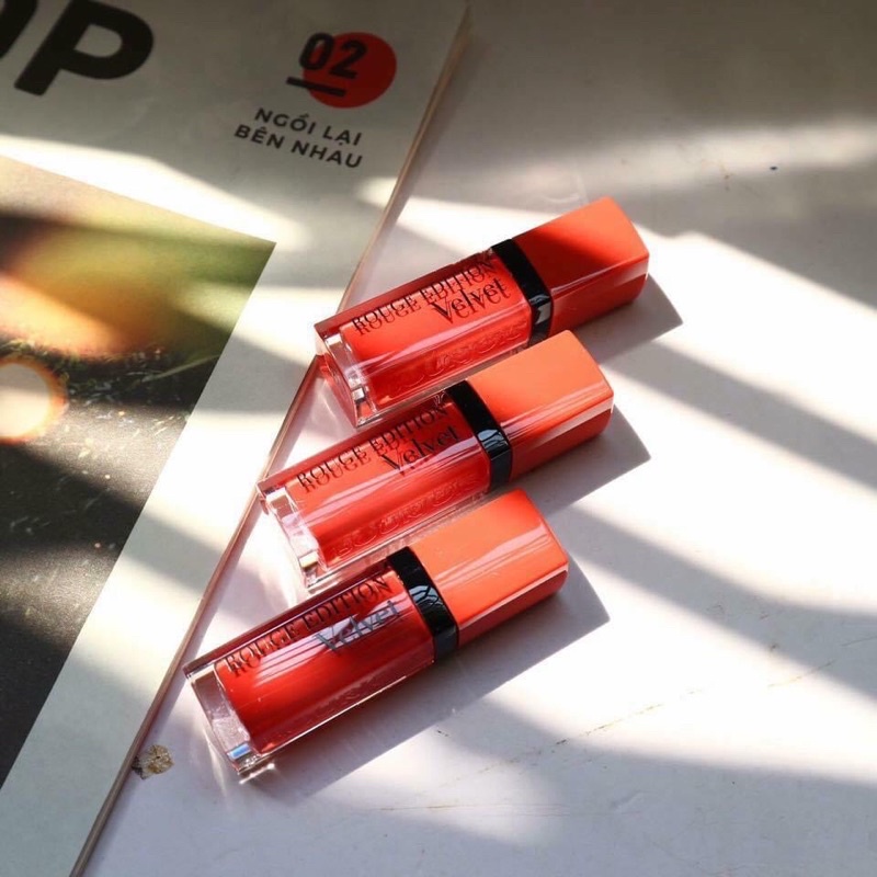 Son kem bourjois velvet 30 cam tươi