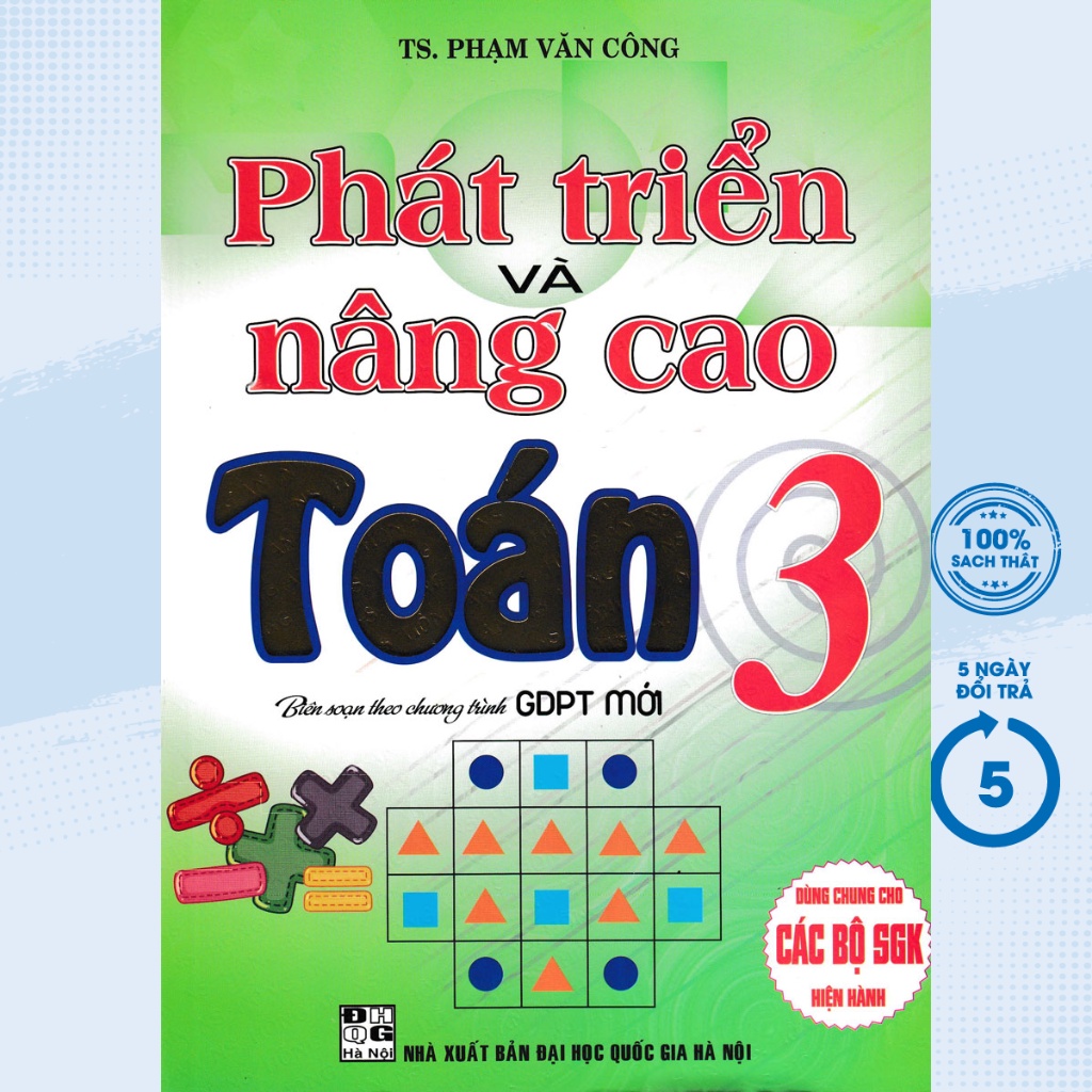 Sách Tham Khảo - Phát Triển Và Nâng Cao Toán 3 (Biên Soạn Theo Chương Trình GDPT Mới) - HA