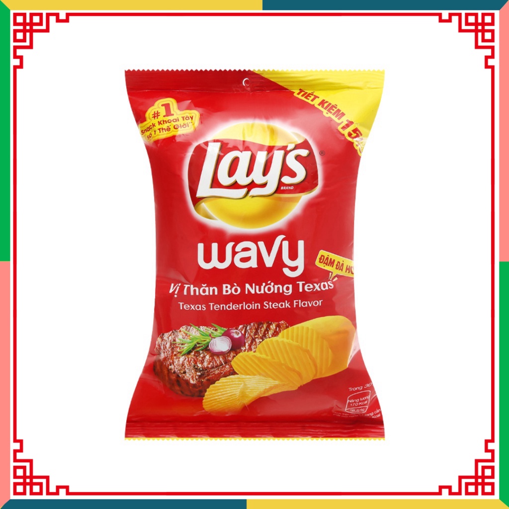 Bánh snack củ khoai tây Lays nhiều vị gói lớn 56g ( Đại lý Ngọc Toản)