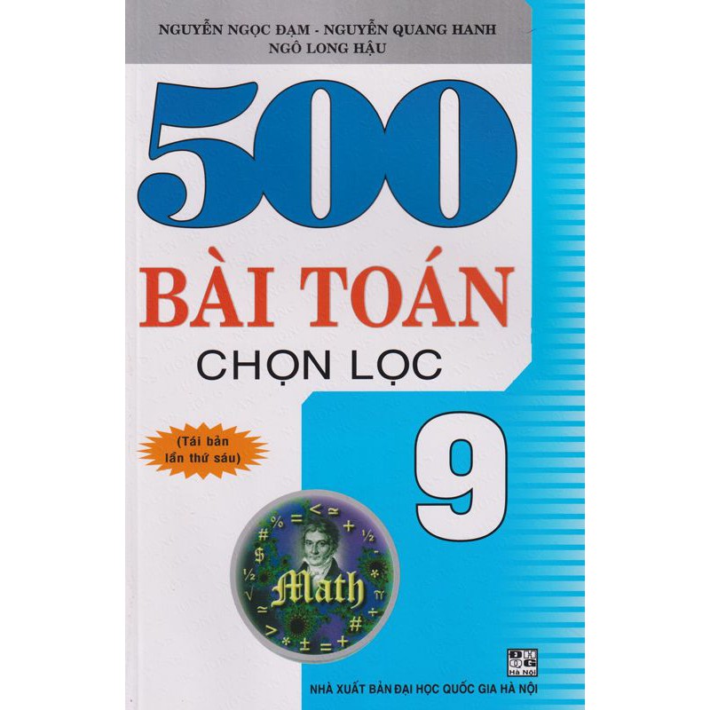 Sách - 500 bài toán chọn lọc 9