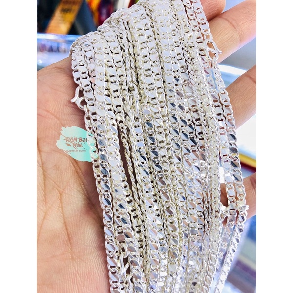 DÂY BẠC 925 3-6CHỈ KIỂU DÁNG TÊN LÀ DÂY MÈ NHÉ