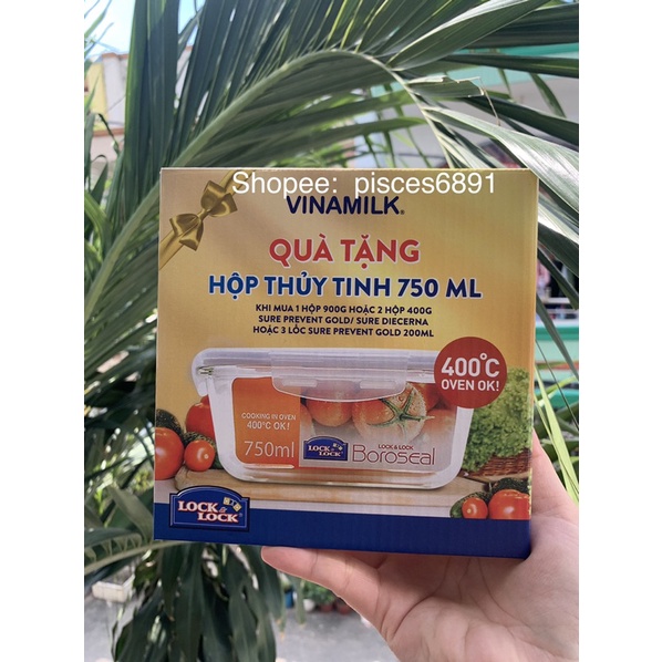 Hộp thuỷ tinh Lock&lock 750ml dòng chịu nhiệt cao