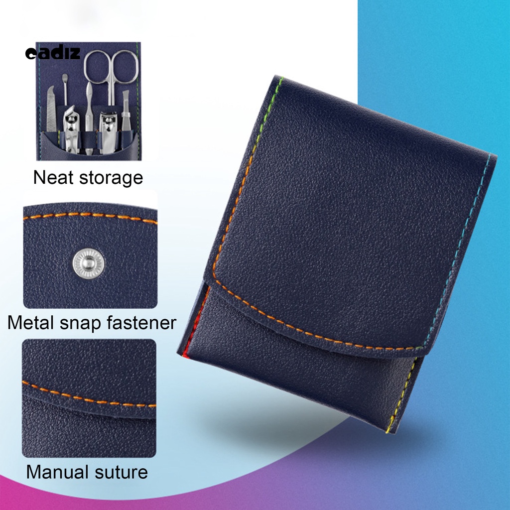 [Hàng mới về] Bộ dụng cụ cắt móng tay/tỉa mày/vệ sinh tai bằng thép không gỉ tiện dụng