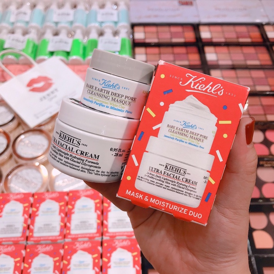 Set Mặt Nạ & Kem Dưỡng Da Kiehl's Mask Moisture Duo