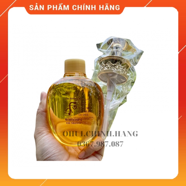 Sữa tắm đông y hoàng cung Whoo Spa Oil Shower đem lại làn da sáng bóng và hương thơm quyến rũ