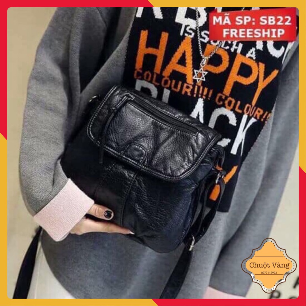 Túi đeo chéo da mềm mã sb22