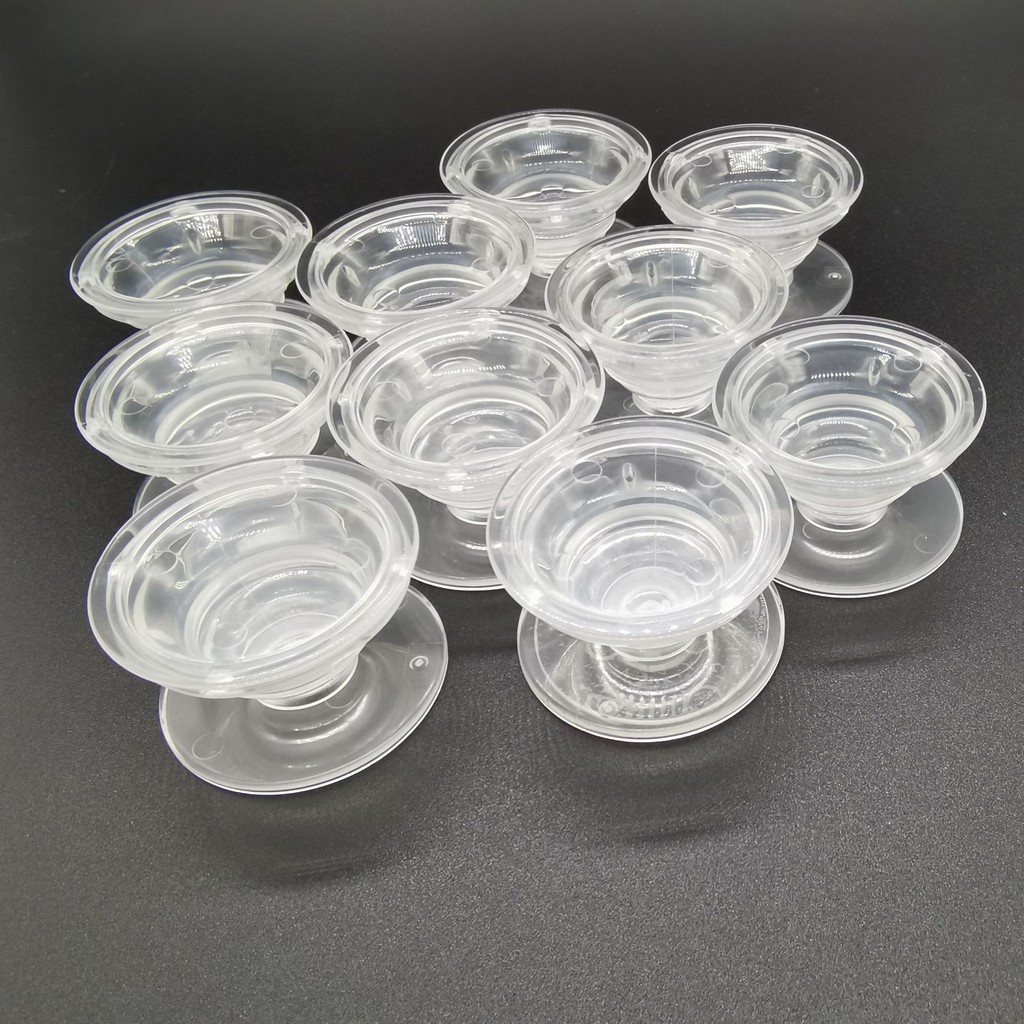 Giá đỡ điện thoại màu sắc trong suốt dính chặt tiện dụng