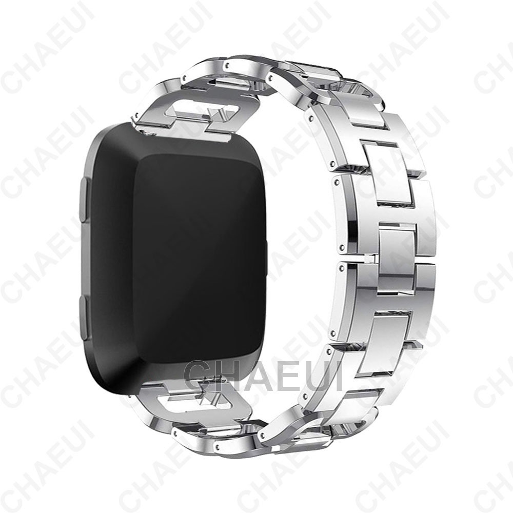 Dây Đeo Inox Cho Đồng Hồ Thông Minh Fitbit Versa 3 2 Lite Sense