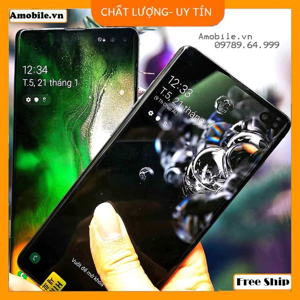[Free Ship] Điện thoại Samsung S10 Plus/ Galaxy S10+ cấu hình mạnh mẽ Ram8Gb/Room128Gb | BigBuy360 - bigbuy360.vn
