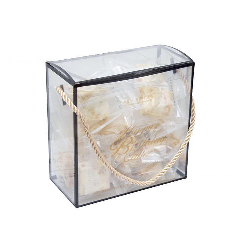 Hộp mica/Hộp nhựa PVC trong suốt quà tặng Valentine ngày lễ tình nhân 14/2 ngọt ngào,  lãng mạn, dễ thương