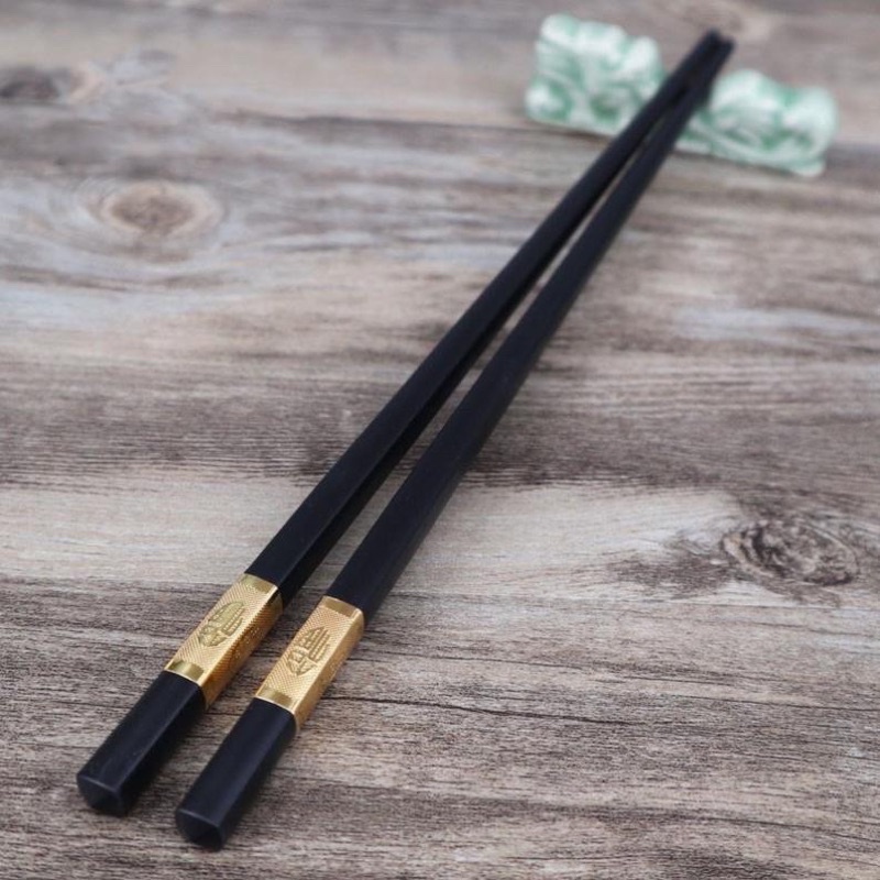 Bộ 10 Đôi Đũa Nhựa Mạ Vàng Cao Cấp Sang Trọng - D09