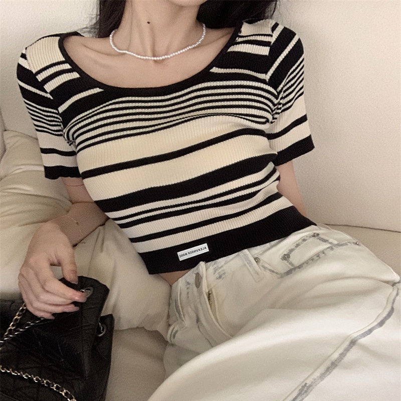 NRVP Áo Khoác Cardigan Dệt Kim Tay Ngắn Dáng Rộng Thiết Kế Mới Thời Trang Theo Phong Cách Hàn Quốc