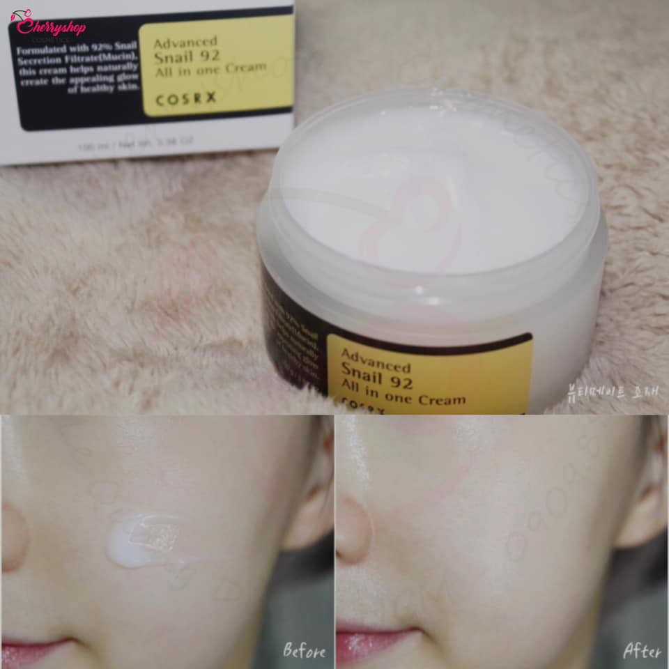 KEM DƯỠNG COSRX ADVANCED SNAIL 92 ALL IN ONE CREAM