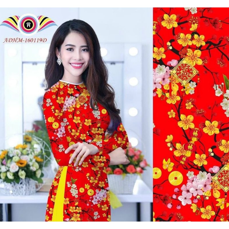 Vải áo dài Tết