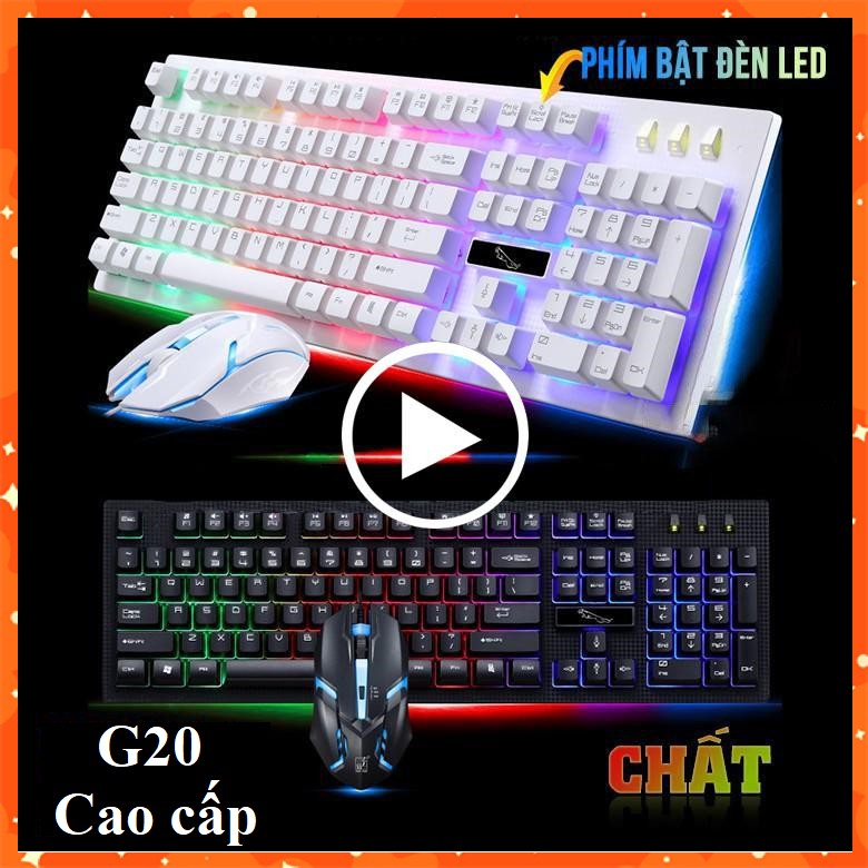 Bộ bàn phím và chuột Con Báo G20 - Phím Giả Cơ, LED Rainbow, Chuột DPI 3 Cấp | WebRaoVat - webraovat.net.vn